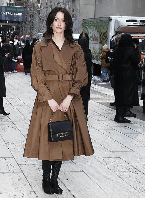 Sarah Pidgeon at Carolina Herrera Fashion Show NYFW, Feb 2025