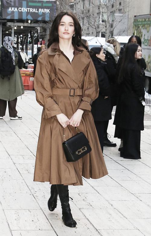 Sarah Pidgeon at Carolina Herrera Fashion Show NYFW, Feb 2025 1