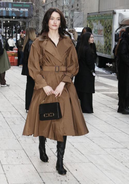 Sarah Pidgeon at Carolina Herrera Fashion Show NYFW, Feb 2025 2