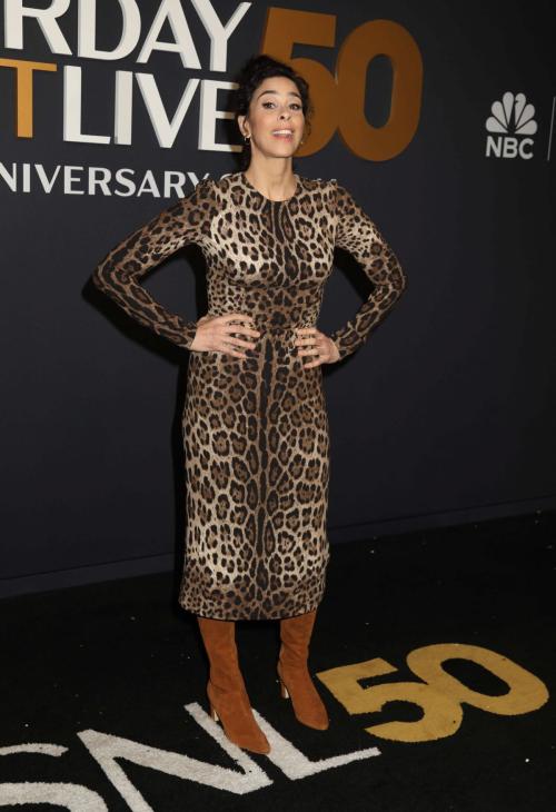 Sarah Silverman at SNL 50th Anniversary Event, February 2025 6
