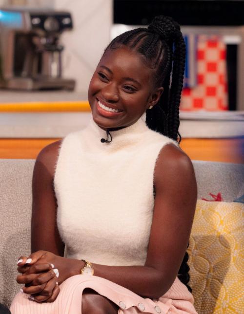 Shantol Jackson at Lorraine TV Show, February 2025