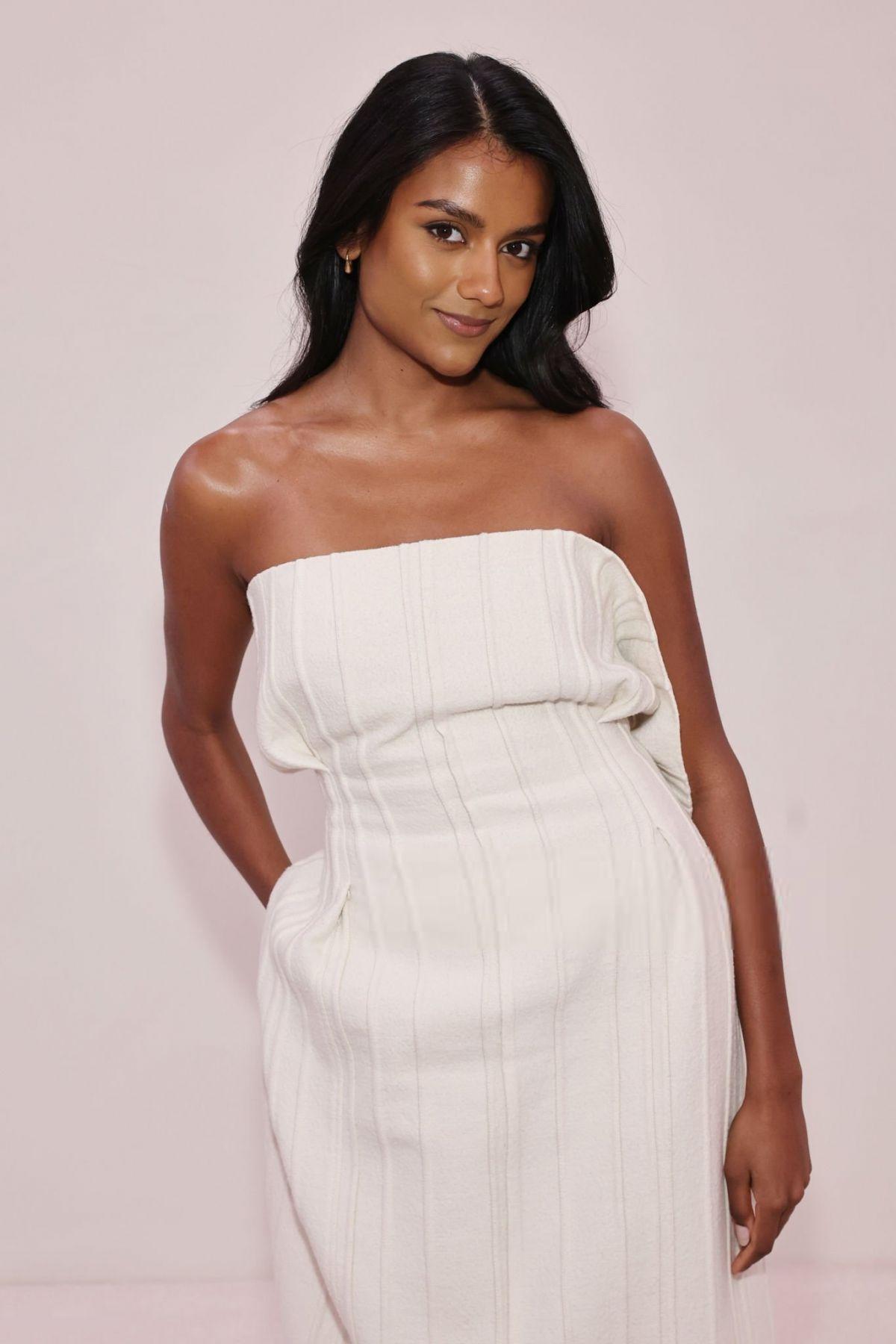 Simone Ashley at Calvin Klein Fashion Show, February 2025