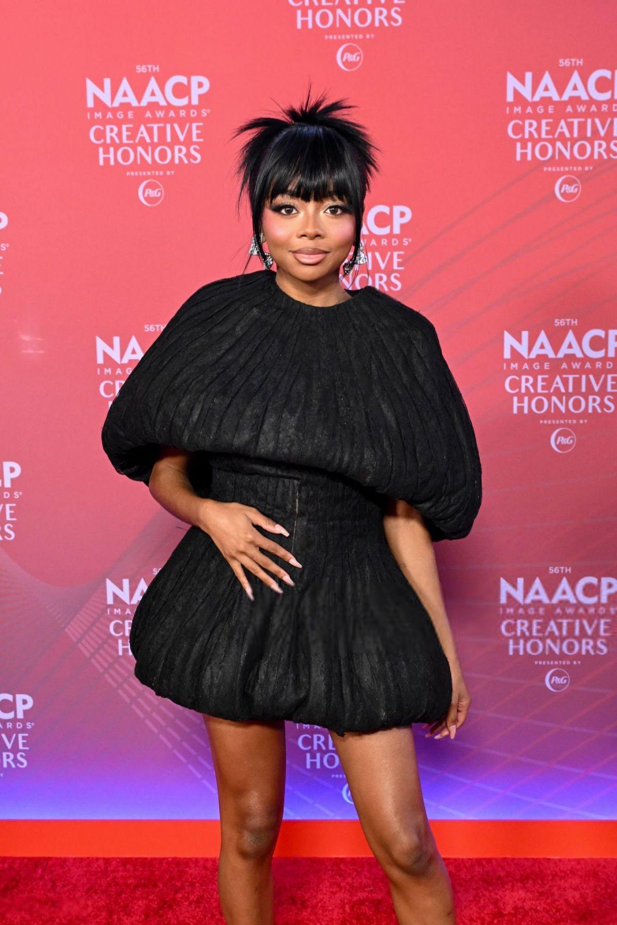 Skai Jackson at NAACP Image Awards Creative Honors, February 2025