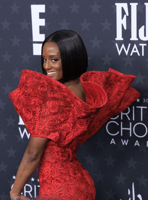 Skye P. Marshall at Critics Choice Awards, February 2025