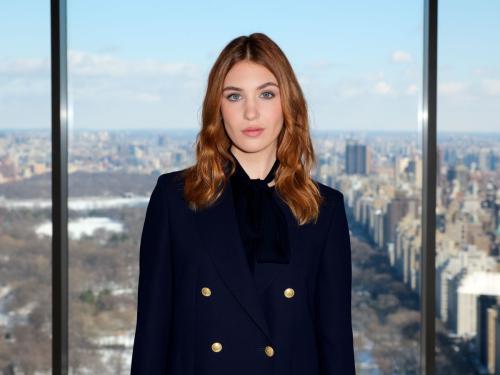 Sophie Nelisse at Carolina Herrera Fall RTW 2025 Fashion Show, February 2025 1