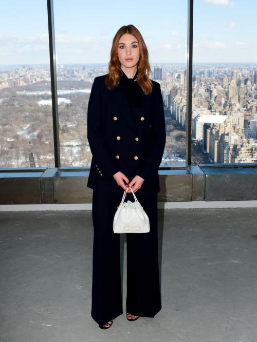 Sophie Nelisse at Carolina Herrera Fall RTW 2025 Fashion Show, February 2025 2