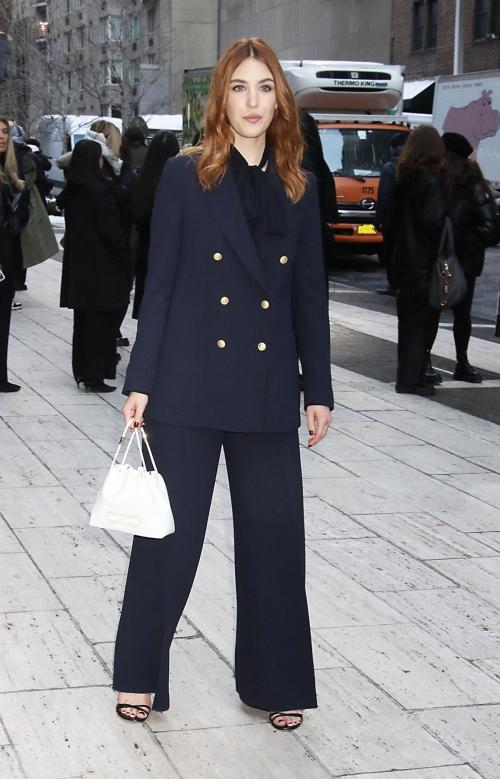 Sophie Nelisse at Carolina Herrera Fashion Show NYFW, Feb 2025