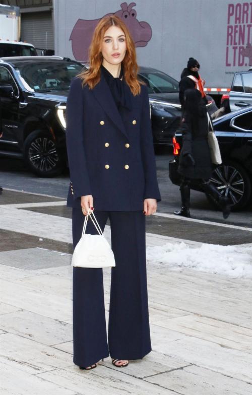 Sophie Nelisse at Carolina Herrera Fashion Show NYFW, Feb 2025 1