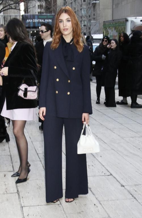 Sophie Nelisse at Carolina Herrera Fashion Show NYFW, Feb 2025 5