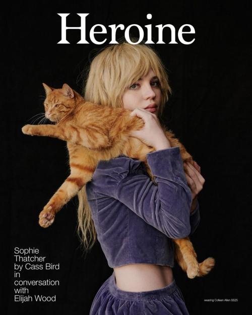 Sophie Thatcher for Heroine Magazine, February 2025
