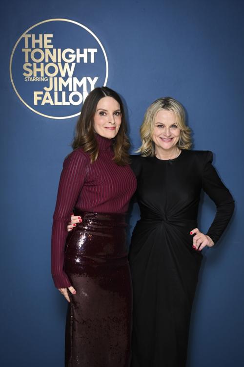Tina Fey & Amy Poehler on Jimmy Fallon Show, February 2025