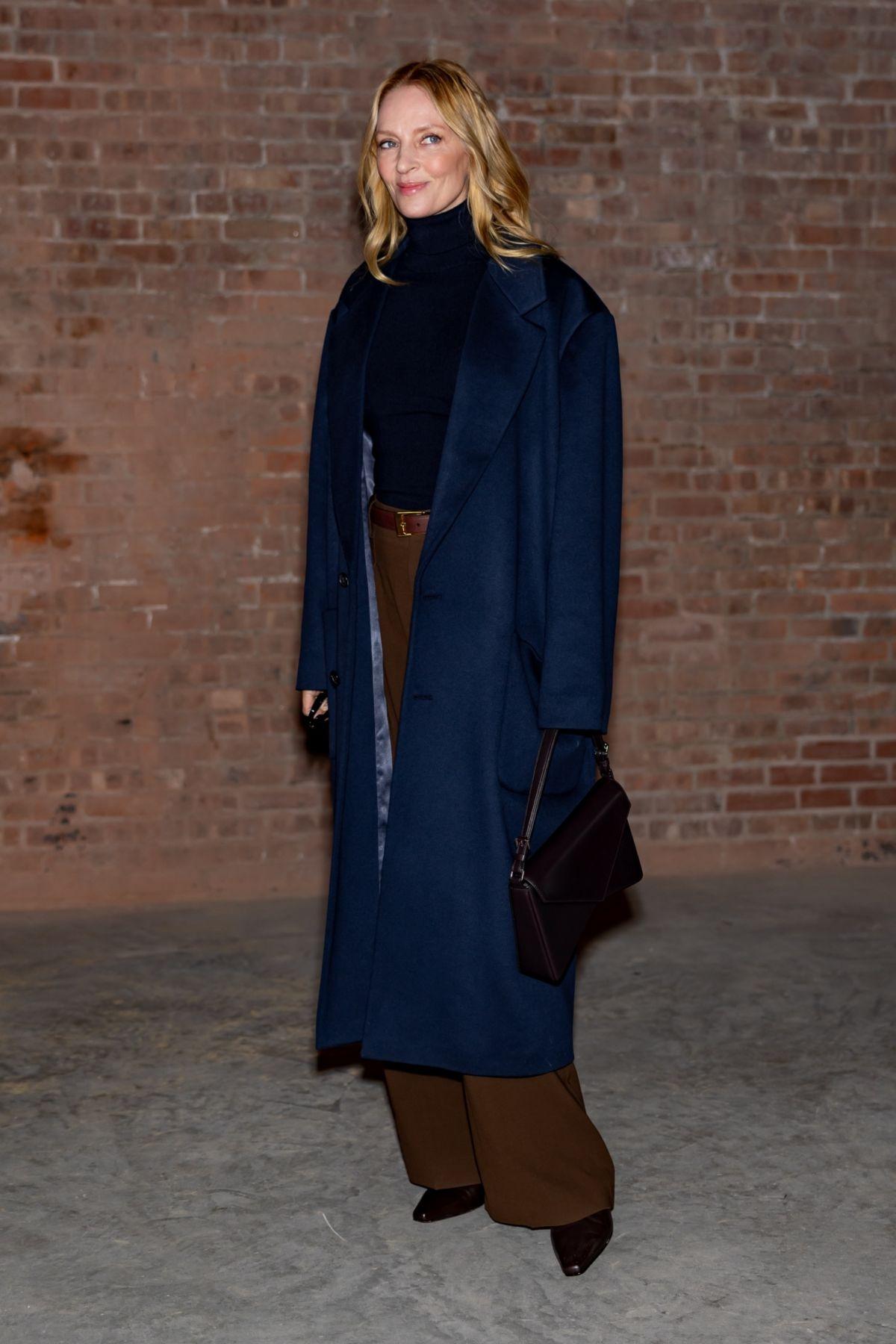 Uma Thurman at Michael Kors Fashion Show NYFW, Feb 2025