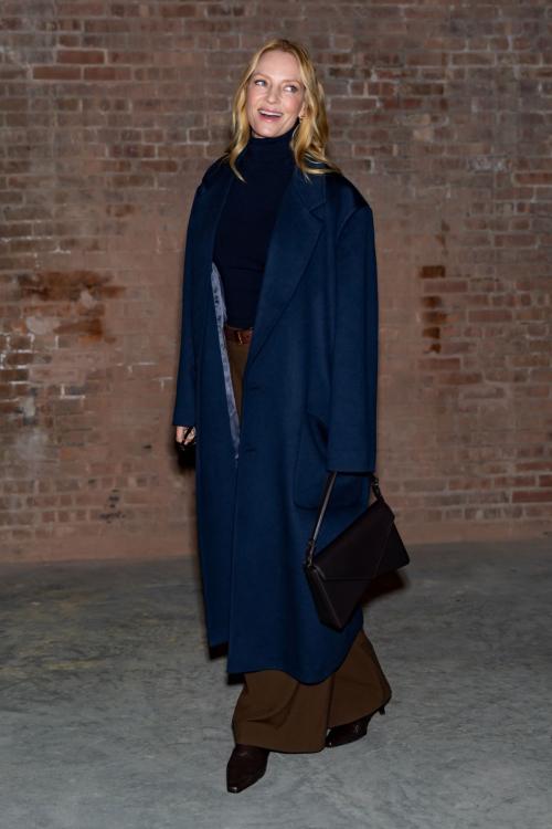 Uma Thurman at Michael Kors Fashion Show NYFW, Feb 2025 1