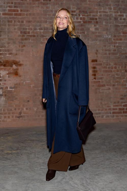 Uma Thurman at Michael Kors Fashion Show NYFW, Feb 2025 4