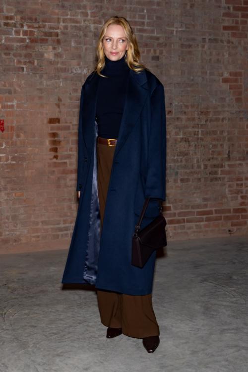 Uma Thurman at Michael Kors Fashion Show NYFW, Feb 2025 5