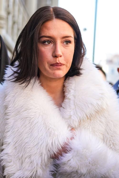 Adele Exarchopoulos Arrives at Courreges Show at Paris Fashion Week, March 2025 4