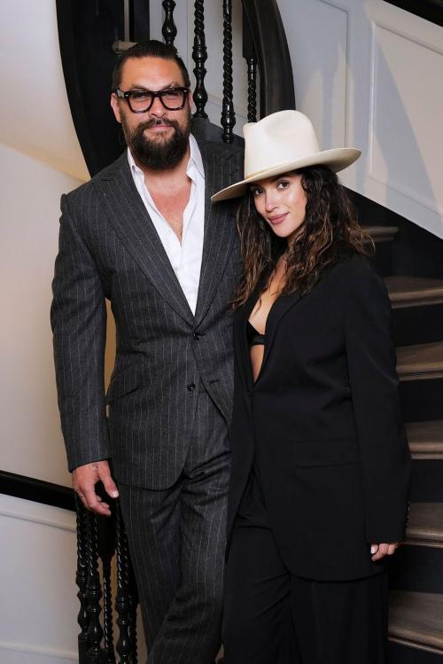 Adria Arjona and Jason Momoa at Black Bag Screening in London, March 2025