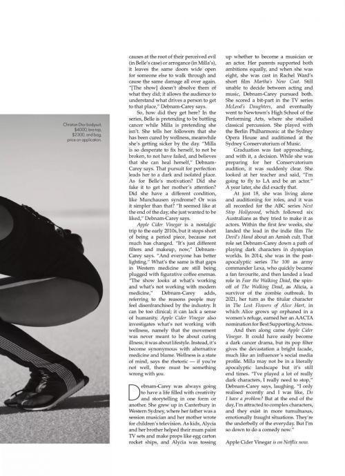 Alycia Debnam-Carey in Elle Australia, March 2025 12