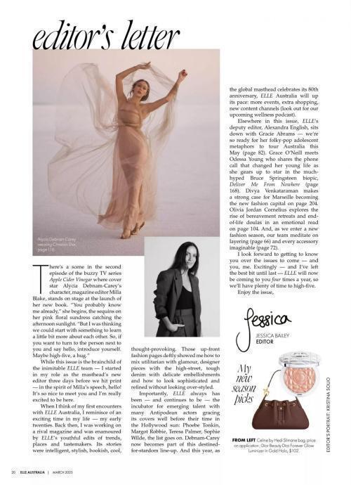 Alycia Debnam-Carey in Elle Australia, March 2025 22