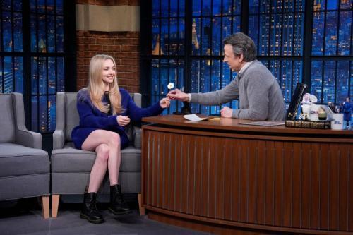 Amanda Seyfried at Late Night with Seth Meyers, March 2025 7