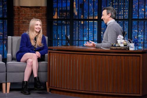 Amanda Seyfried at Late Night with Seth Meyers, March 2025 8