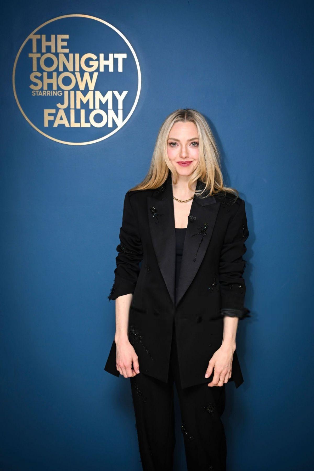Amanda Seyfried at Tonight Show Starring Jimmy Fallon, March 2025
