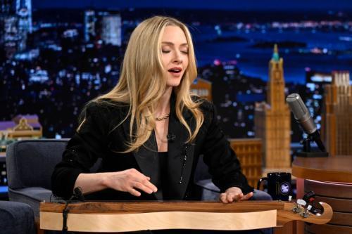 Amanda Seyfried at Tonight Show Starring Jimmy Fallon, March 2025 2