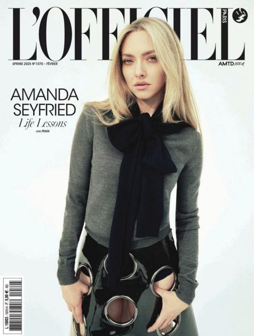 Amanda Seyfried in L'Officiel Paris, Spring 2025