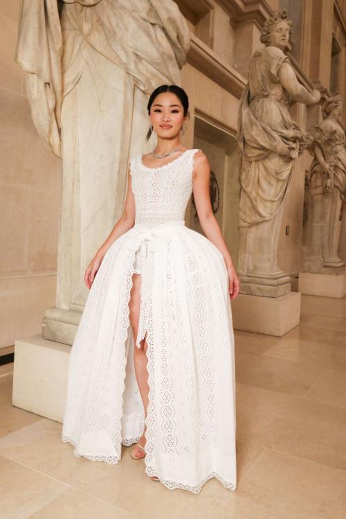 Anna Sawai Arrives at Le Grand Diner du Louvre, Paris, March 2025