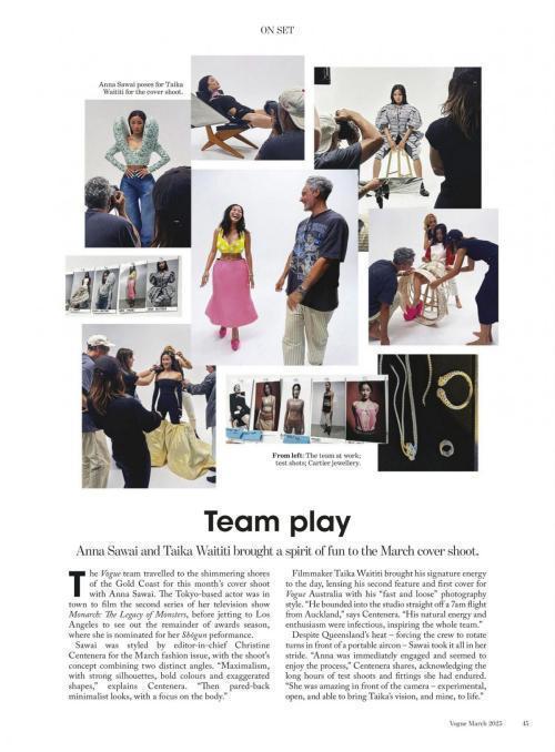 Anna Sawai in Vogue Australia, March 2025 17
