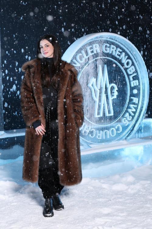 Anne Hathaway at Moncler Grenoble Fall/Winter Show, March 2025
