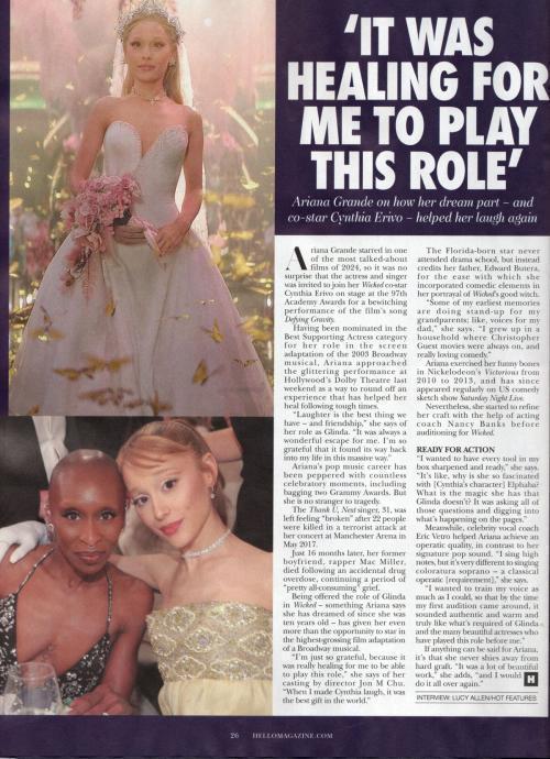 Ariana Grande in Hello! Magazine, March 2025 1