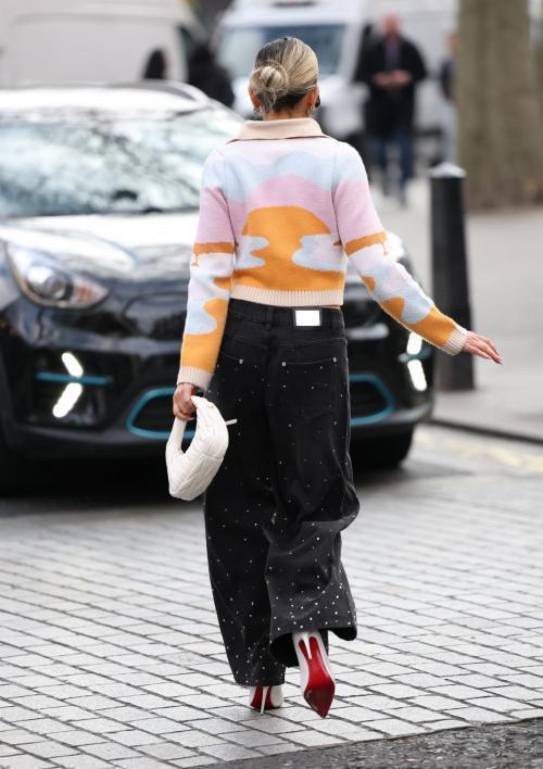 Ashley Roberts Leaves Heart Radio in London, March 2025 5