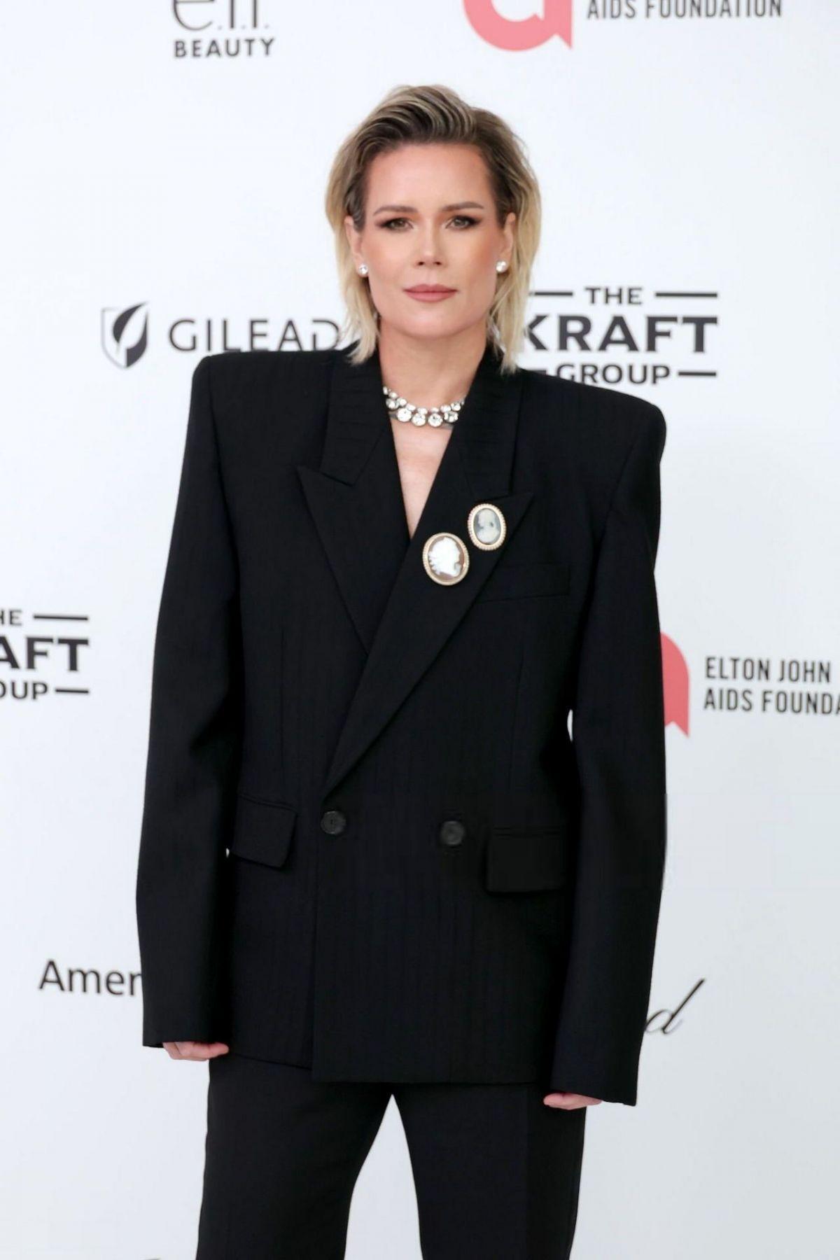 Ashlyn Harris at Elton John AIDS Foundation’s 33rd Annual Academy Awards, West Hollywood, February 2025
