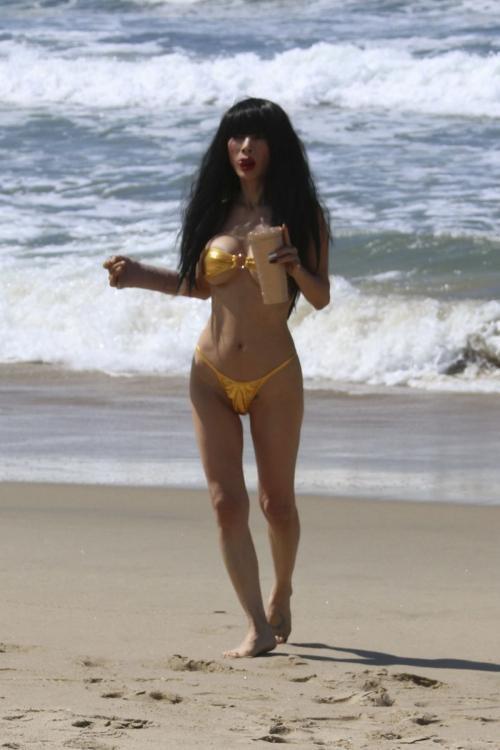 Bai Ling in Bikini at Hermosa Beach, March 2025 4