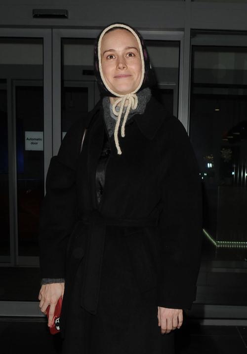 Brie Larson Leaves Performance of You Me Bum Bum Train, February 2025
