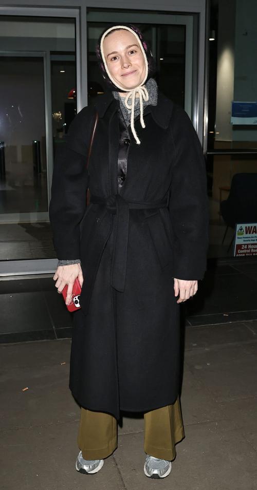 Brie Larson Leaves Performance of You Me Bum Bum Train, February 2025 1