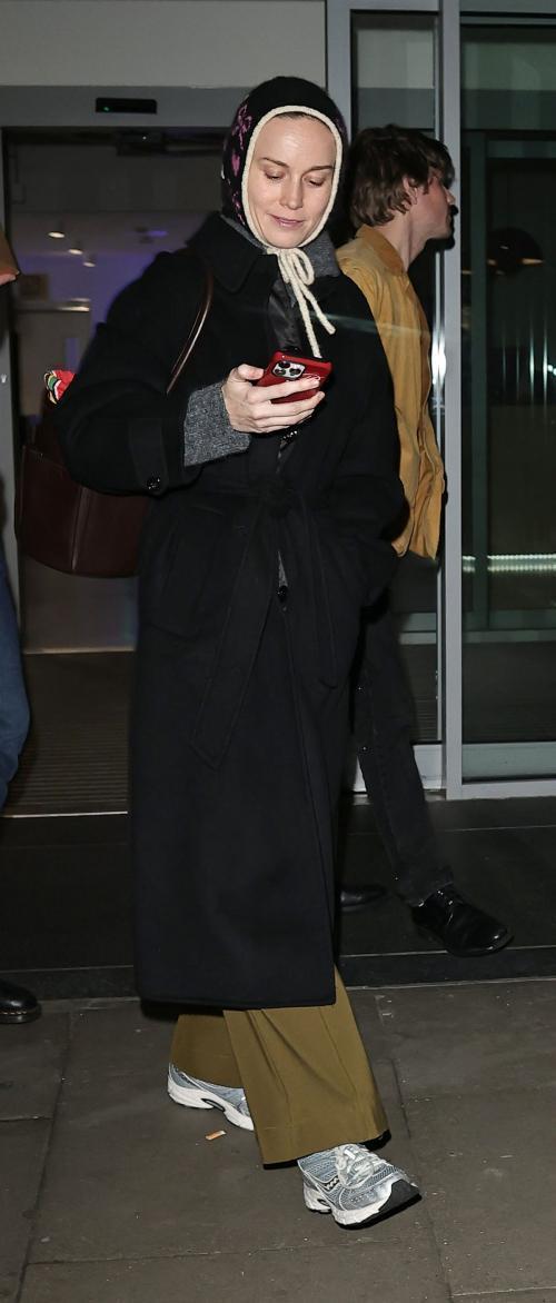 Brie Larson Leaves Performance of You Me Bum Bum Train, February 2025 2