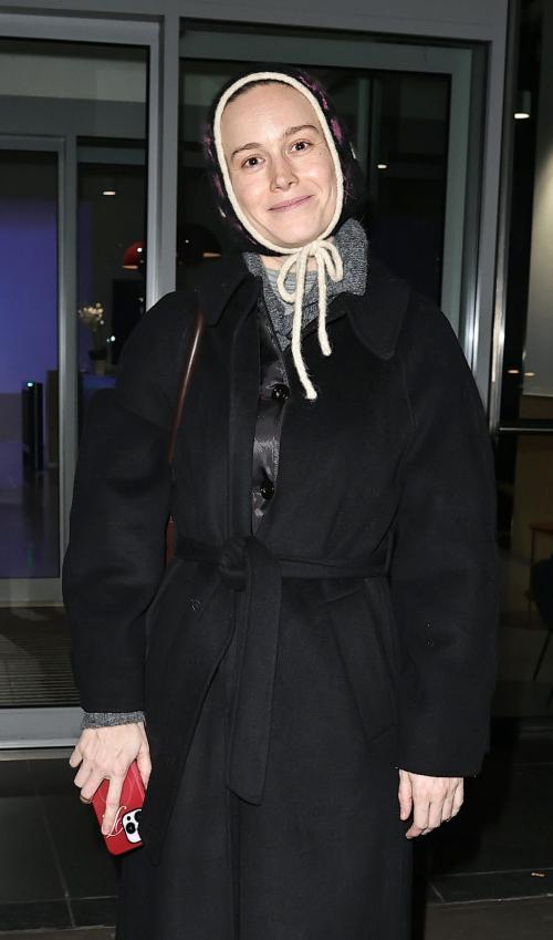 Brie Larson Leaves Performance of You Me Bum Bum Train, February 2025 5