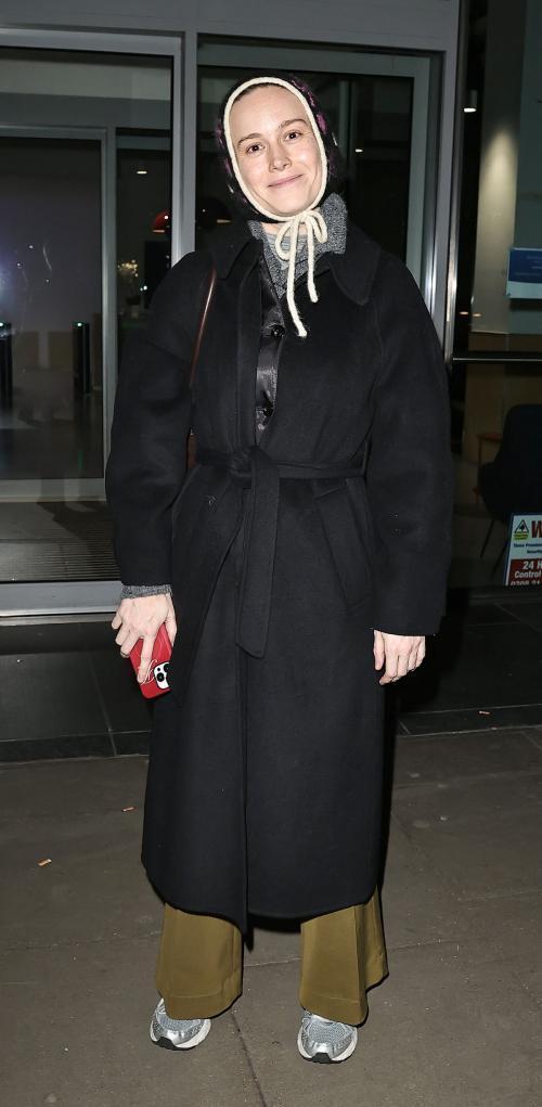 Brie Larson Leaves Performance of You Me Bum Bum Train, February 2025 6