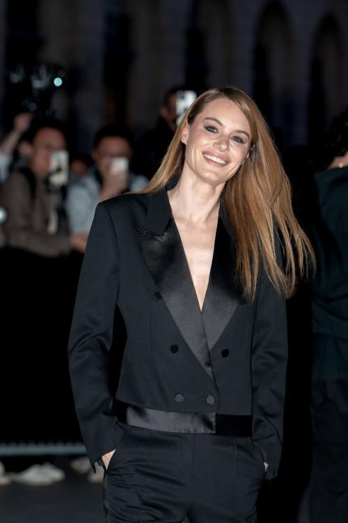 Camille Rowe at Tom Ford Show at Paris Fashion Week, March 2025 1