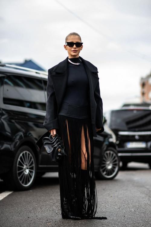 Caroline Daur at Ferragamo Fashion Show, Milan Fashion Week, March 2025 1