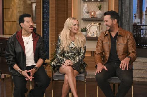 Carrie Underwood at Live with Kelly and Mark, March 2025