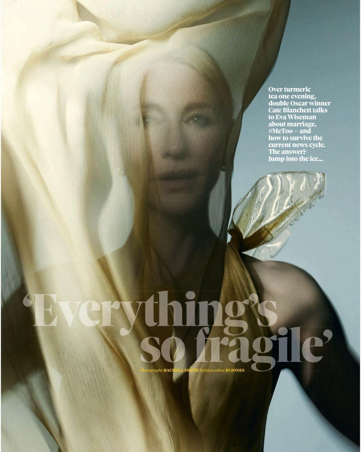 Cate Blanchett in The Observer Magazine, March 2025