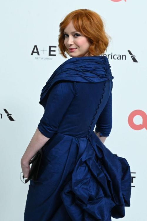 Christina Hendricks at Elton John AIDS Foundation