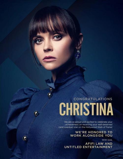 Christina Ricci in Variety Magazine, March 2025