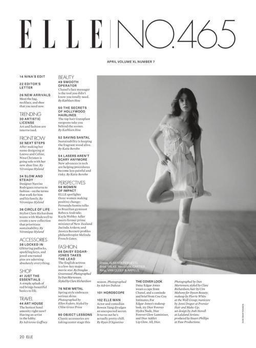 Daisy Edgar-Jones in Elle USA, April 2025 9