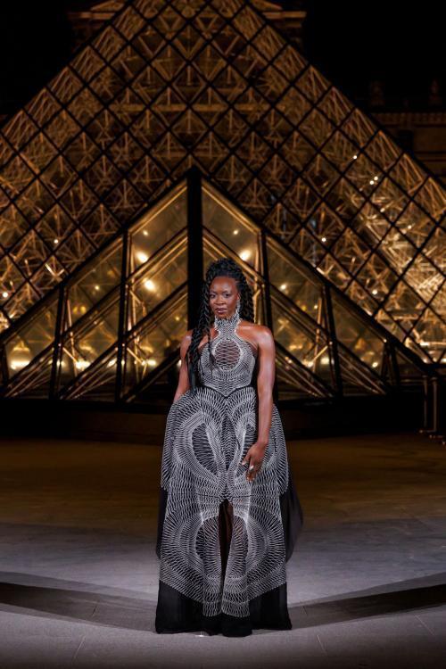 Danai Gurira at Le Grand Diner du Louvre in Paris, March 2025 1