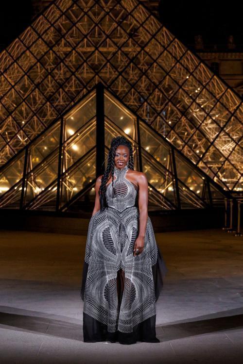 Danai Gurira at Le Grand Diner du Louvre in Paris, March 2025 2