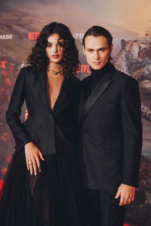 Deva Cassel and Saul Nanni at Il Gattopardo Premiere, Rome, March 2025